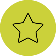 star in circle